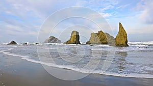 Surf on the Pacific Coast