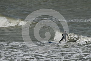 Surf riding in Taiwan.