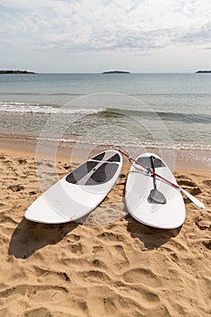 SURF SEA SUMMER EMPTY BOARD BEACH