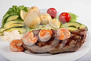 Surf and turf side-view