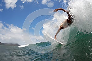 Surf wipeout