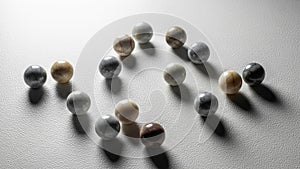 Surface appears to be made of a material with a subtle grain