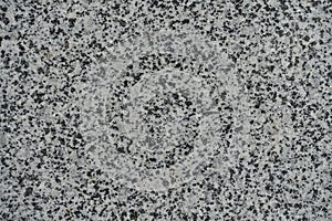 Surface of black and white polished granite