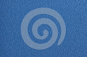 Surface of blue sandpaper