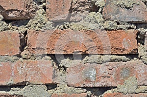 Surface of brickwork 6