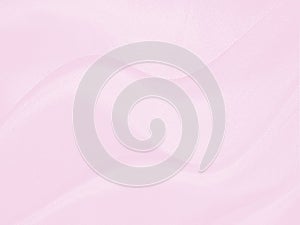 The surface of the fabric Resulting in a bright pink tone, Wave pattern, Abstract pink fabric background.