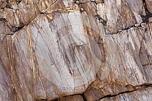 The surface of fine grained Precambrian schist