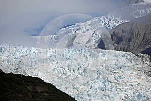 Surface of Franz Josef glacier photo