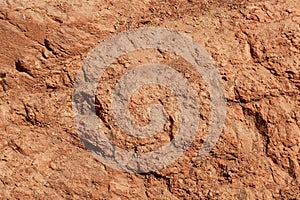 The surface of a laterite soil