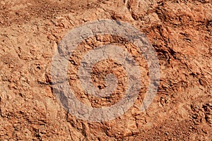 The surface of a laterite soil