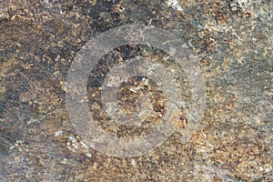 Surface of the marble with brown tint.