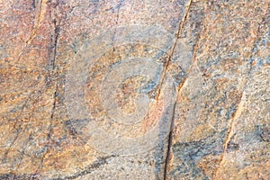 Surface of the marble with brown tint, stone texture and background.