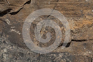 Surface of the marble with grey tint, Stone texture and background