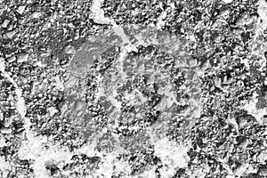 Surface of the moon with craters.