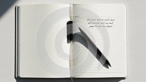 Surface. Nearby a steaming cup of coffee sits in a gray mug alongside