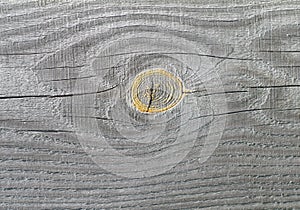 The surface of an old pine board