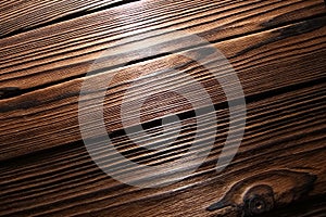 A Surface of old textured wooden background tinted