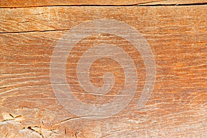 The surface of an old weathered wooden oak slab. Aged wood texture. Oak wood texture, background. Natural wood slab texture Wood