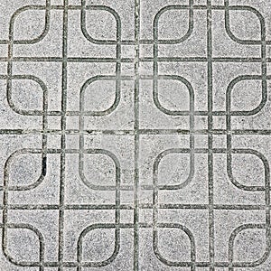 Surface pattern of walkway
