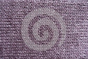 Surface of puce basic knitted fabric