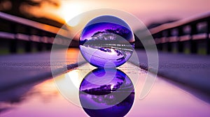 surface purple sphere