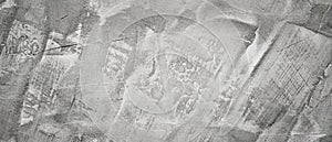 Surface of rough gray concrete texture wall, abstract background