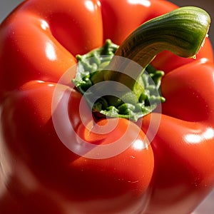 The surface is slightly dimpled and reflects light, indicating freshness