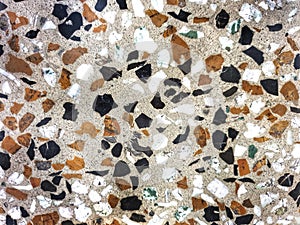 The surface of terrazzo.abstract background