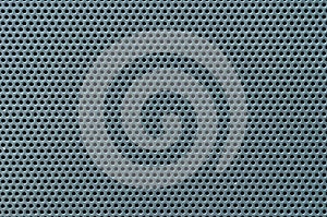 Surface texture of perforated metal sheet, macro.