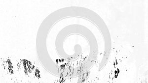 Surface texture of white concrete wall, cement pattern with cracks background with space for text