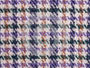 Surface texture of wool tweed material clothing