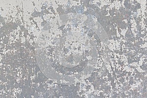 Surface Texture of a Zinc Plated Metal Board with Flaking Paint