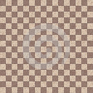 The surface of the wall is made in the form of a chessboard of brown tiles.Texture or background