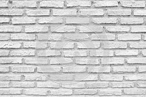 Surface of white brick wall Texture background