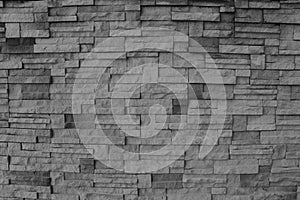 Surface gray wall of stone wall background