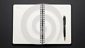 Surface. A wireless charging pad is on the left a white pot holding a