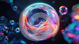 surfactant dissolving bubble