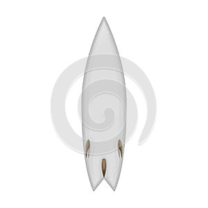 Surfboard cartoon vector icon.Cartoon vector illustration surf Isolated illustration of surfboard icon on white