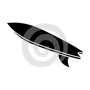Surfboard icon vector design template basic RGB.