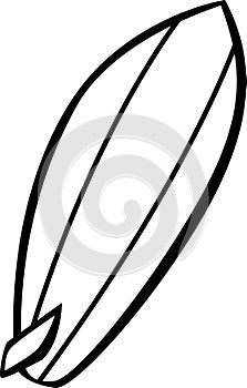 Surfboard vector illustration