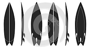 Surfboard vector realistic set icon.Vector illustration surfboard for wave.Isolated icon hawaii of surf board.