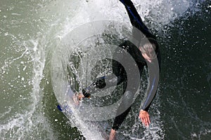 Surfer Birds Eye View