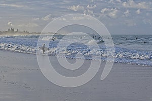 Surfer enjoying waves.