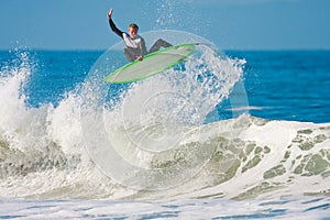 Surfer gets Big Air