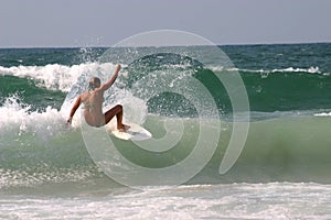 Surfer girl photo