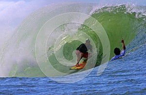 Surfer Liam McNamara Surfing in Hawaii