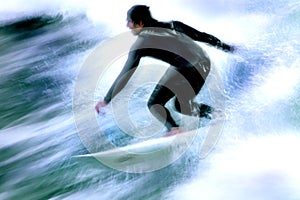 Surfer In Motion 4 photo