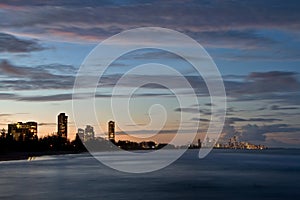 Surfer's Paradise at Sunset