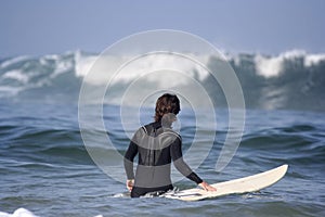 Surfer in the sea