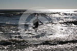 Surfer Silhouette